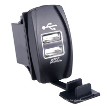 Waterproof Universal for Toyota Carling Style Rocker Dual USB Charger